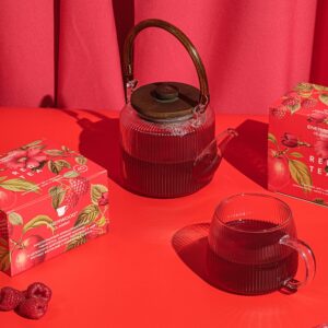 წითელი ჩაი ჟოლოთი და ასკილით